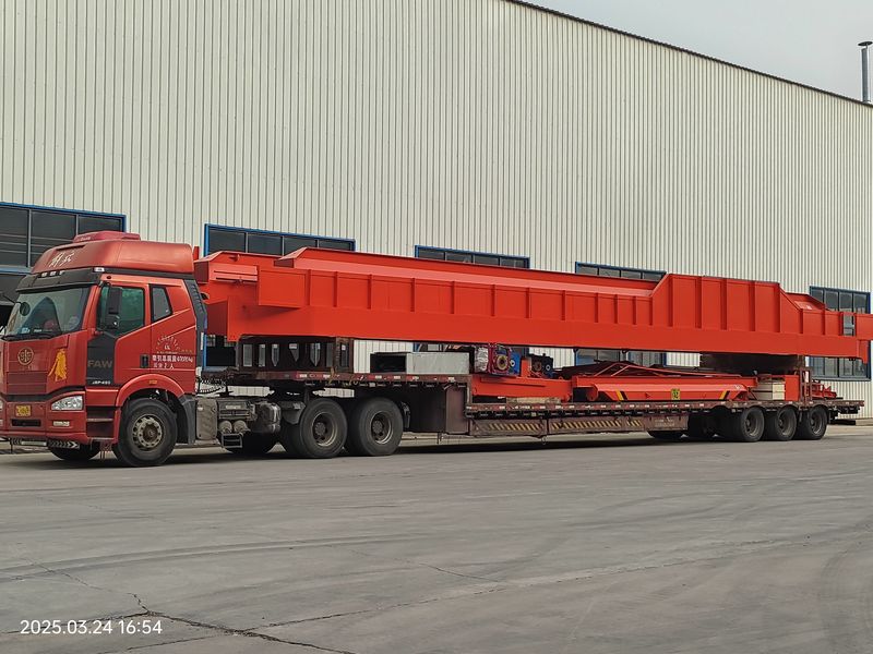 通用橋式起重機(jī) QDXX32/5t—19.5m 電動單梁橋式起重機(jī) 2臺 LD10t—16.5m 制作完成，發(fā)往河北石家莊交付客戶使用。